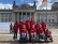 Die Schulmannschaft vor dem Reichtagsgebäude
