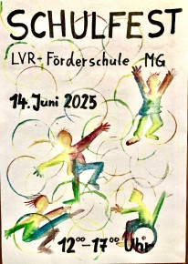 Plakat zum Schulfest 2025